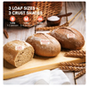 CALMDO CD-BM1KG Involly Bread Machine 2.2LB Bread Maker 15-in-1 Stainless Steel