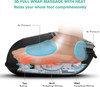 Medcursor Shiatsu Foot Massager Heat Deep Kneading Rolling Air Pressure - BLACK