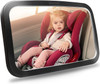 Shynerk Baby Car Mirror, Safety Car Seat Mirror for Rear Facing Infant - BLACK