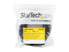 StarTech.com C6ASPAT25BK 25 ft. Cat 6A Black Shielded Network Ethernet Cable
