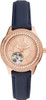 Fossil Stella Crystal-Accented Quartz Watch ME3212 - Rose Gold/Navy