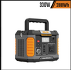 Baldr Pioneer 330 Portable Power Station - Black/Orange