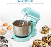DASH Delish by DASH Compact Stand Mixer 3.5 Quart Beaters DCSM350GBBU02 - Blue