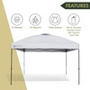ARROWHEAD OUTDOOR 12’x12’ Pop-Up Canopy & Instant Shelter Easy One Person Setup