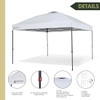 ARROWHEAD OUTDOOR 12’x12’ Pop-Up Canopy & Instant Shelter Easy One Person Setup