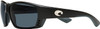Costa Del Mar Tuna Alley 06S9009 - GRAY 580P (Lenses) /MATTE BLACK (Frame)