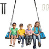 Albott 60" Platform Tree Swing 700lbs Rectangular Swing Kids and Adults - BLUE