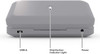 PhoneSoap Wireless UV Phone Sanitizer & Charger Box - Gunmetal Grey