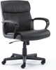 OLIXIS Office Chair MidBack Computer Desk Chair with Armrests C-2639-BK - Black