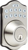 Amazon Basics Traditional Electronic Keypad Deadbolt Door Lock - Satin Nickel