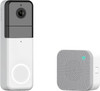 Wyze Wireless Video Doorbell Pro (Chime Included) 1440 HD Video 2Way Audio WHITE