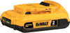 DEWALT 20V MAX Compact Lithium-Ion 2.0Ah Battery Pack DCB203 - BLACK/YELLOW