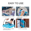 Salon Step The Beauty Footrest for Easy At-Home Pedicures Treat Your Feet - Blue