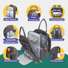BabbleRoo Diaper Bag Backpack Multi function Waterproof BBR139 - DARK GREY