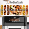 Aucma by Whall Electric 13QT Air Fryer Oven 1700W GLA-1006 - SLIVER/BLACK