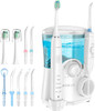 ATMOKO Water Flosser, ATMOKO 600ml Oral Irrigator & Electric Toothbrush - WHITE