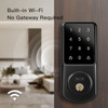 ORVIBO WiFi Smart Lock Keyless Entry Electronic Touchscreen Front Door Lock