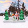 Impact Canopy Inflatable Outdoor Christmas Decoration 8 Feet Wide - Multicolor