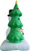 Impact Canopy Inflatable Outdoor Christmas Decoration 8 Feet Wide - Multicolor