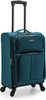 U.S. Traveler Anzio Softside Expandable Spinner Luggage Carry-on 22 Inch - Teal