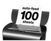 Champion 9 Sheet MicroCut Shredder with 100 Sheet Autofeed - BLACK