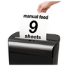 Champion 9 Sheet MicroCut Shredder with 100 Sheet Autofeed - BLACK