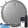 MAMNV Robot Vacuum Mop Combo WiFi/App/Alexa Robotic Vacuum Cleaner - Dark Gray