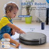 MAMNV Robot Vacuum Mop Combo WiFi/App/Alexa Robotic Vacuum Cleaner - Dark Gray
