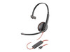 Poly Blackwire 3210 Headset - Mono - USB Type C - Wired - 32 Ohm - 20 Hz - 20 Poly Blackwire 3210 Headset - Mono - USB Type C - Wired - 32 Ohm - 20 Hz - 20