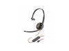 Poly Blackwire 3210 Headset - Mono - USB Type C - Wired - 32 Ohm - 20 Hz - 20 Poly Blackwire 3210 Headset - Mono - USB Type C - Wired - 32 Ohm - 20 Hz - 20