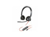 Poly Blackwire 3320 Headset - Stereo - USB Type C, Mini-phone (3.5mm) - Wired -
