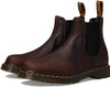 2976 Dr. Martens Unisex Chelsea Boot Waxed Full Grain Men's Chestnut Brown 9