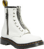 1460TZ Dr. Martens Women's 1460 Twin Zip Leather Lace Up Boots White/Sendal 11