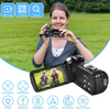 BETTER LIFE 2.7K Camcorder 42MP 18x Zoom Digital Video Camera - BLACK