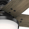 Hunter Brenham 52" Indoor Ceiling Fan With LED 50033 - Matte Black