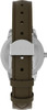 TIMEX Easy Reader 30mm One-Time Adjustable Leather Strap Watch -Brown/Silver