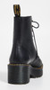 23921001 Dr. Martens Women's Shriver Hi Fashion Boot Black Burnished Wyoming 8