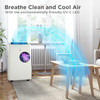 TURBRO 14000 BTU Portable Air Conditioner and Heater with Remote Control - WHITE