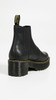 Dr. Martens Women's Rometty Leather Chelsea Boots Burnished Wyoming Black 8