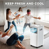 TURBRO Greenland 10,000 BTU ASHRAE Air Conditioner Dehumidifer GLP06AC - WHITE