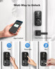 Zowill Smart Lock - Keyless Entry Door Lock with APP Control DK06 - Matte Black