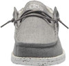 110063224 Hey Dude Men's Wally Chambray Frost Grey 10