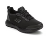 77222W Skechers Work Relaxed Fit Squad SR Women's Wide Fit BLACK Size 9