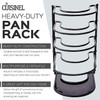 Cuisinel Heavy Duty Pan Organizer, 5 Tier Rack, Holds 50 LB - BLACK
