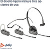 Plantronics CS540/HL10 Wireless DECT Phone Convertible Headset 84693-12 - BLACK