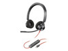 Poly Blackwire 3320 USB-C Wired Headset TAA - Mono - On-ear - Monaural -