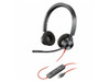 Poly Blackwire 3320 USB-C Headset TAA - Mono - USB Type C - Wired - 32 Ohm - 20