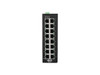 Tripp Lite 16-Port DIN Lite Managed Industrial Gigabit Ethernet Switch NGIS16