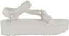 1008844 Teva Women's Flatform Universal Platform Sandal Bright White 8