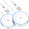 CPCGER 2 Pack Fast 15W Magnetic Apple MagSafe Compatible Charging Pad - WHITE